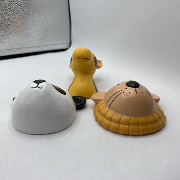 Resin Safari Animal Set of Three Wall Hanging Nursery Decor - Picture 3 of 16